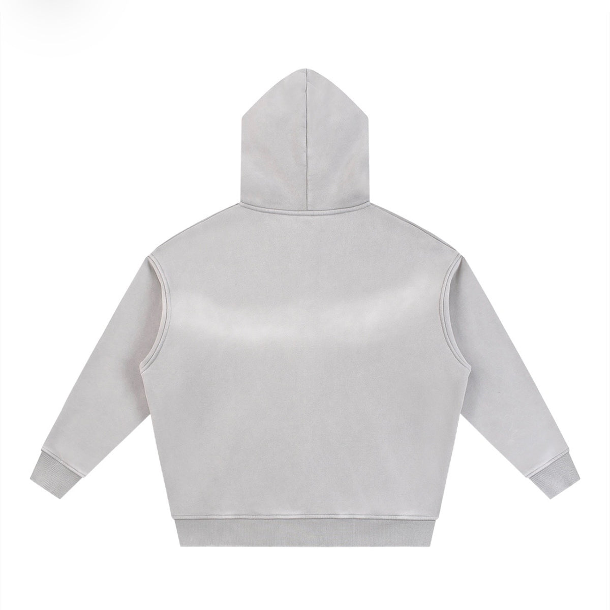 White Ice Faded Memories Zip-up Boxy Hoodie